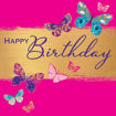 Picture of HAPPY BIRTHDAY CARD BUTTERFLIES